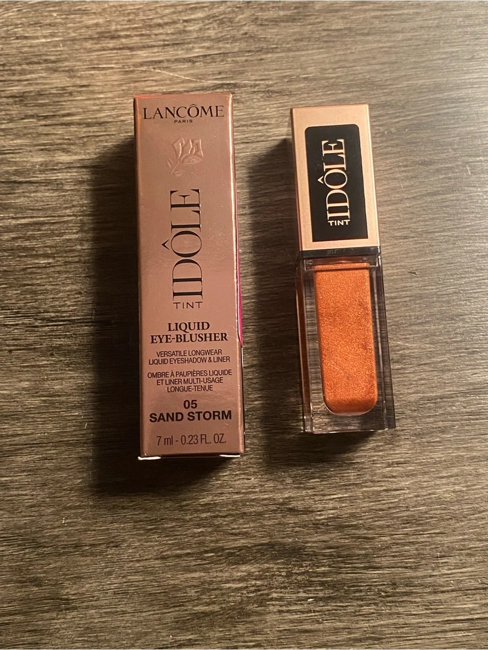 Lancome Idôle Tint Liquid Eyeshadow & Eyeliner — Sand Storm Peach Shimmer